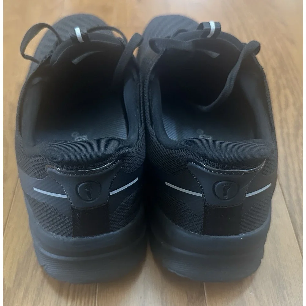 Orthofeet Tilos Shoes Men's Size 11.5 Black Athletic Hands-Free